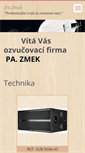Mobile Screenshot of pazmek.webnode.cz
