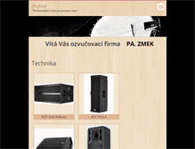 Tablet Screenshot of pazmek.webnode.cz