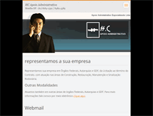 Tablet Screenshot of hcrepresentacoes.webnode.com