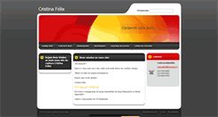 Desktop Screenshot of cantoracristinafelix.webnode.com.br