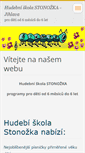 Mobile Screenshot of hudebniskolastonozka.webnode.cz