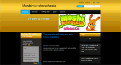 Desktop Screenshot of moshimonsterscheatz.webnode.com