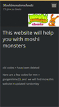 Mobile Screenshot of moshimonsterscheatz.webnode.com