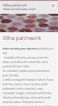 Mobile Screenshot of dilna-patchwork.webnode.cz