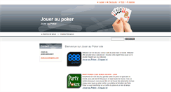 Desktop Screenshot of jouer-au-poker.webnode.fr