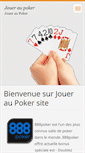 Mobile Screenshot of jouer-au-poker.webnode.fr