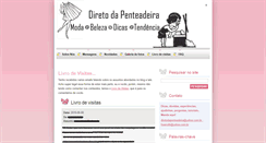 Desktop Screenshot of diretodapeteadeira.webnode.com.br