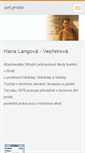 Mobile Screenshot of hana-langova.webnode.cz