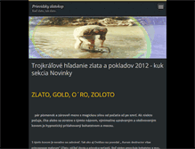 Tablet Screenshot of prievidzkyzlatokop.webnode.sk