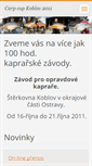 Mobile Screenshot of carp-cup-koblov-2011.webnode.cz