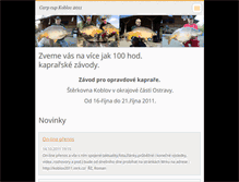 Tablet Screenshot of carp-cup-koblov-2011.webnode.cz