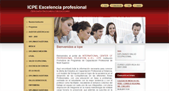Desktop Screenshot of icpe.webnode.es