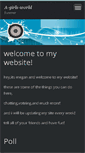 Mobile Screenshot of a-girls-world.webnode.com