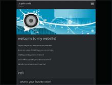 Tablet Screenshot of a-girls-world.webnode.com