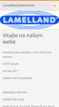 Mobile Screenshot of lamellandfutsal.webnode.sk