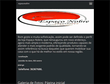 Tablet Screenshot of espaconobre.webnode.com.br