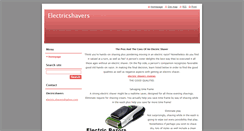 Desktop Screenshot of electricshavers.webnode.com