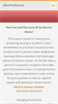 Mobile Screenshot of electricshavers.webnode.com