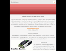 Tablet Screenshot of electricshavers.webnode.com