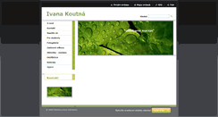 Desktop Screenshot of ivanakoutna.webnode.cz