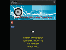 Tablet Screenshot of millionhits.webnode.com