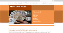 Desktop Screenshot of exekuce-nemovitosti.webnode.cz