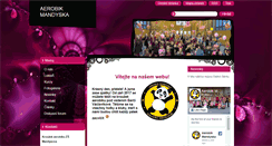 Desktop Screenshot of aerobikmandyska.webnode.cz