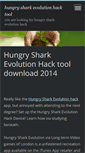 Mobile Screenshot of hungrysharkevol.webnode.com