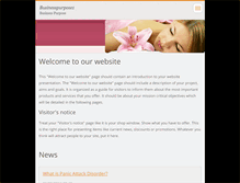 Tablet Screenshot of businesspurpose1.webnode.com