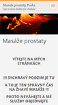 Mobile Screenshot of masazeprostaty.webnode.cz