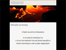Tablet Screenshot of masazeprostaty.webnode.cz
