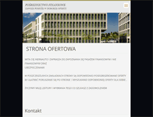 Tablet Screenshot of posrednoctwofinansowe.webnode.com