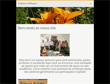 Tablet Screenshot of professorwellington.webnode.com