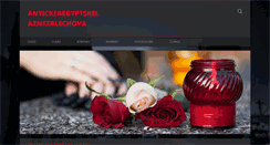 Desktop Screenshot of antickeaegyptskelaznezblechova.webnode.cz