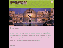 Tablet Screenshot of amicidellaterrasanta.webnode.com
