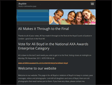 Tablet Screenshot of boydsite.webnode.com