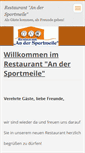 Mobile Screenshot of gast-am-sportplatz.webnode.com